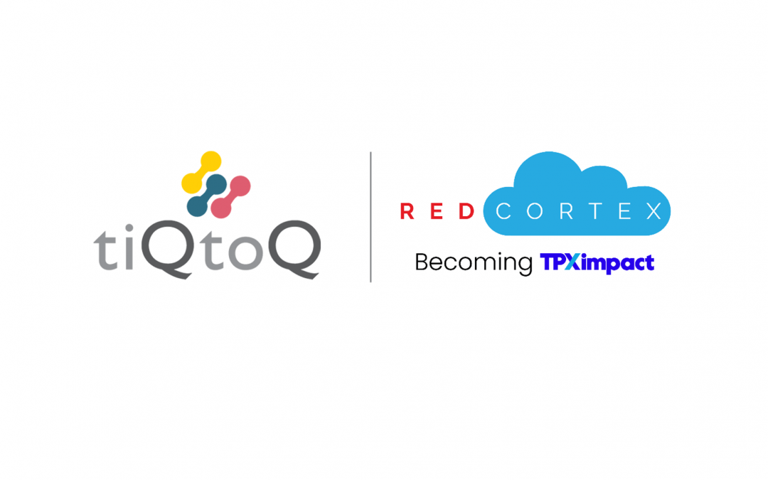 Logos of tiqtoq and redcortex