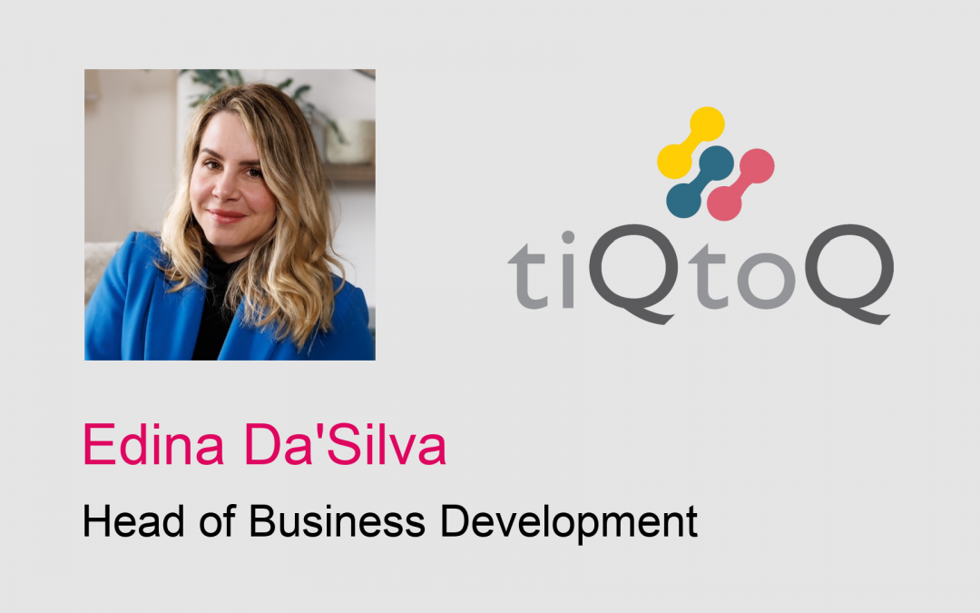 A photo of Edina DaSilva as she joins tiqtoq as head of business development